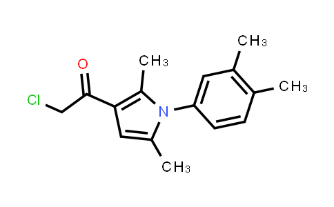 CAS No. 568559-39-7, 2-Chloro-1-[1-(3,4-dimethylphenyl)-2,5-dimethyl-1H-pyrrol-3-yl]ethanone