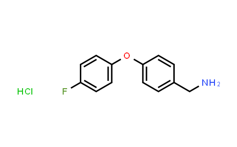 CAS No. 568565-86-6, (4-(4-Fluorophenoxy)phenyl)methanamine hydrochloride