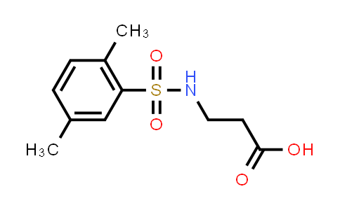 CAS No. 568566-41-6, 3-[(2,5-Dimethylphenyl)sulfonylamino]propanoic acid