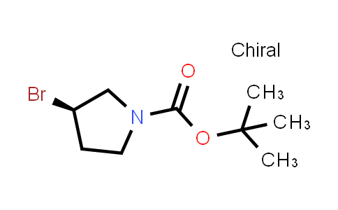 CAS No. 569660-97-5, tert-Butyl (R)-3-bromopyrrolidine-1-carboxylate