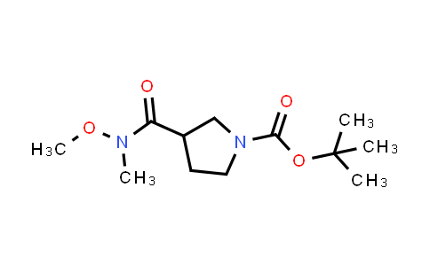 569667-93-2 | tert-Butyl 3-(methoxy(methyl)carbamoyl)pyrrolidine-1-carboxylate