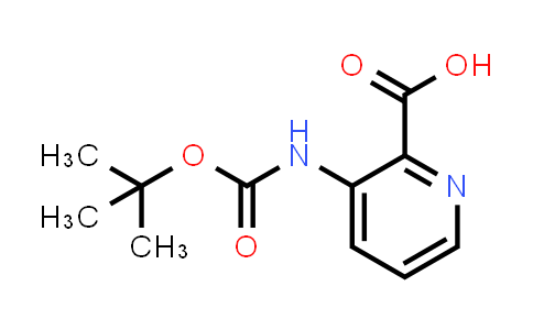 CAS No. 569687-82-7, 3-[(tert-Butoxycarbonyl)amino]pyridine-2-carboxylic acid