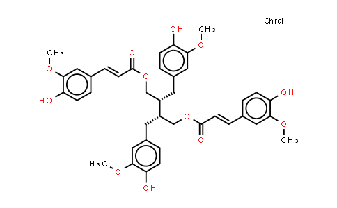 CAS No. 56973-66-1, 1,4-O-Diferuloylsecoisolariciresinol