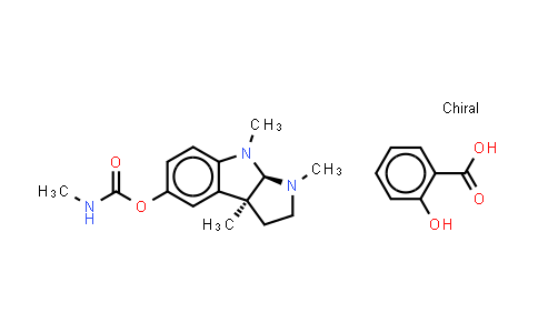 CAS No. 57-64-7, Physostigmine (salicylate)