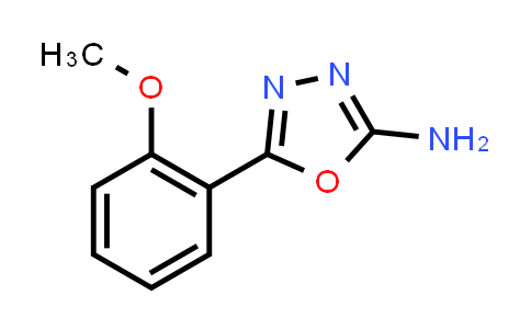 CAS No. 5711-59-1, 5-(2-Methoxyphenyl)-1,3,4-oxadiazol-2-amine
