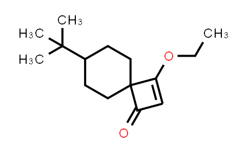CAS No. 571151-84-3, Spiro[3.5]non-2-en-1-one, 7-(1,1-dimethylethyl)-3-ethoxy-