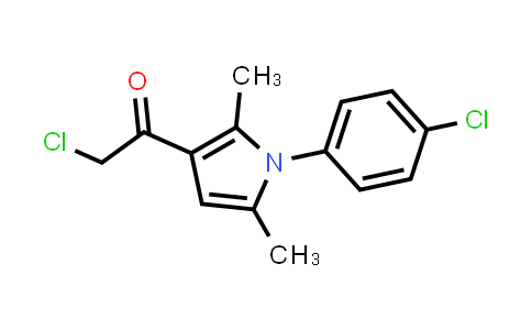 CAS No. 571159-05-2, 2-Chloro-1-[1-(4-chlorophenyl)-2,5-dimethyl-1H-pyrrol-3-yl]ethanone