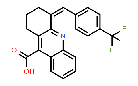 571929-34-5 | (Z)-4-(4-(Trifluoromethyl)benzylidene)-1,2,3,4-tetrahydroacridine-9-carboxylic acid