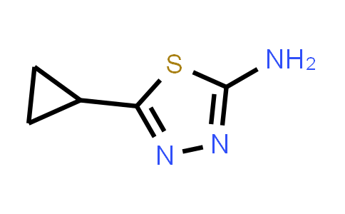 CAS No. 57235-50-4, 5-Cyclopropyl-1,3,4-thiadiazol-2-amine