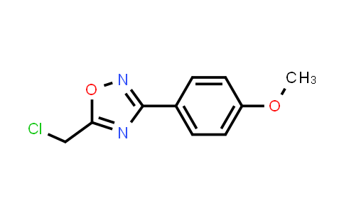 CAS No. 57238-76-3, 5-(Chloromethyl)-3-(4-methoxyphenyl)-1,2,4-oxadiazole