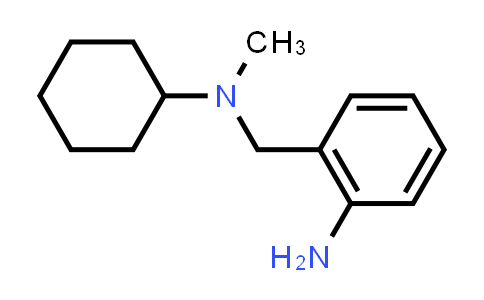 CAS No. 57365-08-9, 2-((Cyclohexyl(methyl)amino)methyl)aniline