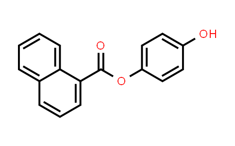 CAS No. 573674-19-8, 1-Naphthalenecarboxylic acid, 4-hydroxyphenyl ester