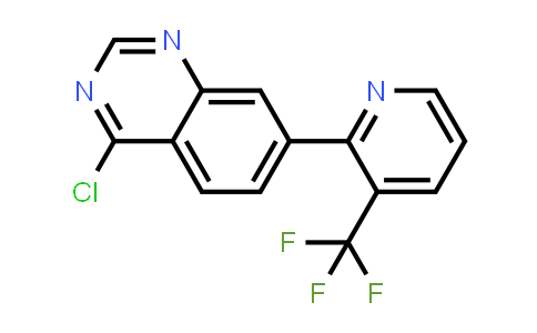 CAS No. 573675-83-9, 4-Chloro-7-(3-(trifluoromethyl)pyridin-2-yl)quinazoline