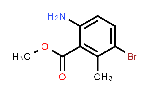 CAS No. 573692-58-7, Methyl 6-amino-3-bromo-2-methylbenzoate