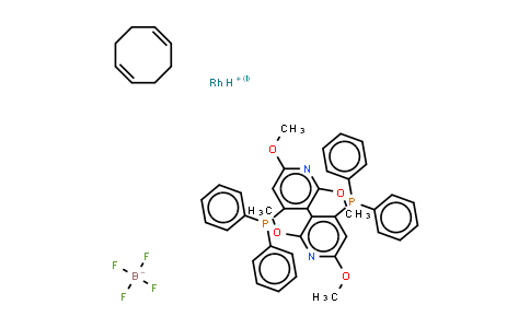 MC561257 | 573718-56-6 | (R)-(+)-2,2',6,6'-Tetramethoxy-4,4'-bis(diphenylphosphino)-3,3'-bipyridine(1,5-cyclooctadiene)rhodium(I) tetrafluoroborate