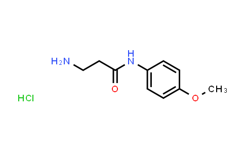 CAS No. 57500-81-9, 3-Amino-N-(4-methoxyphenyl)propanamide hydrochloride