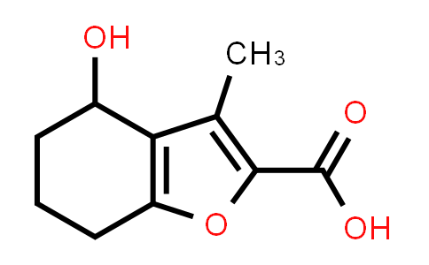 CAS No. 575462-25-8, 4-Hydroxy-3-methyl-4,5,6,7-tetrahydro-1-benzofuran-2-carboxylic acid