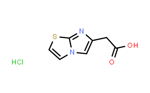 CAS No. 57626-36-5, 2-(Imidazo[2,1-b]thiazol-6-yl)acetic acid hydrochloride