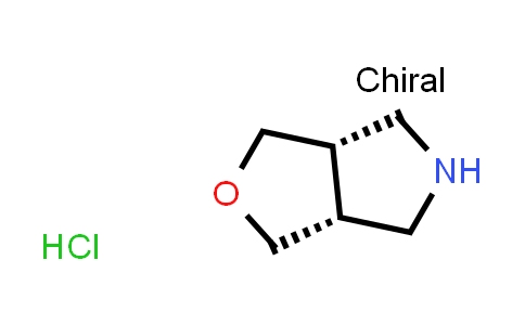 CAS No. 57710-36-8, (3aR,6aS)-rel-Hexahydro-1H-furo[3,4-c]pyrrole hydrochloride