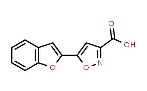 CAS No. 5776-98-7, 5-(1-Benzofuran-2-yl)isoxazole-3-carboxylic acid