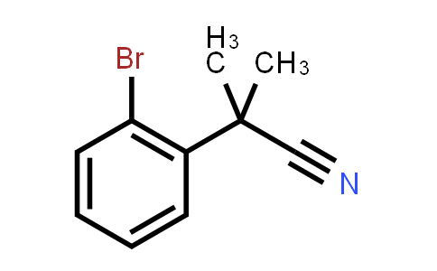 CAS No. 57775-06-1, 2-(2-Bromophenyl)-2-methylpropanenitrile