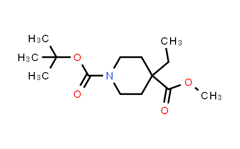 CAS No. 578021-55-3, 1-tert-Butyl 4-methyl 4-ethylpiperidine-1,4-dicarboxylate