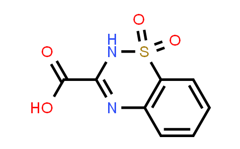 CAS No. 57864-78-5, 2H-Benzo[e][1,2,4]thiadiazine-3-carboxylic acid 1,1-dioxide