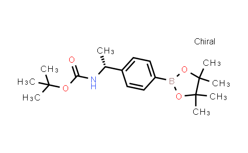 CAS No. 578729-05-2, tert-Butyl (R)-(1-(4-(4,4,5,5-tetramethyl-1,3,2-dioxaborolan-2-yl)phenyl)ethyl)carbamate