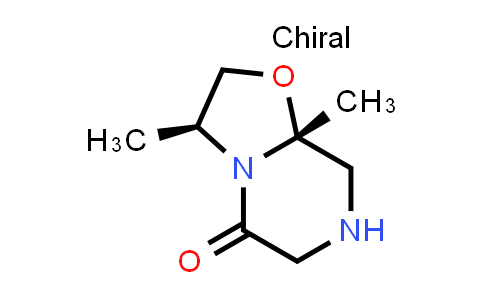 CAS No. 579467-22-4, rel-(3S,8aR)-3,8a-Dimethylhexahydro-5H-oxazolo[3,2-a]pyrazin-5-one
