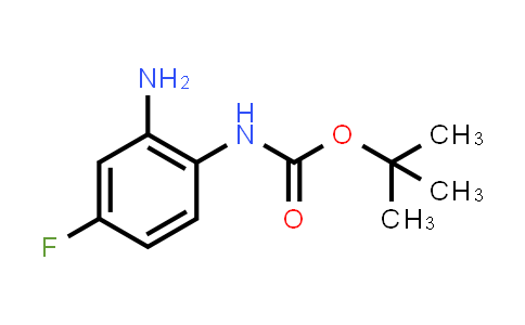CAS No. 579474-47-8, tert-Butyl N-(2-amino-4-fluorophenyl)carbamate