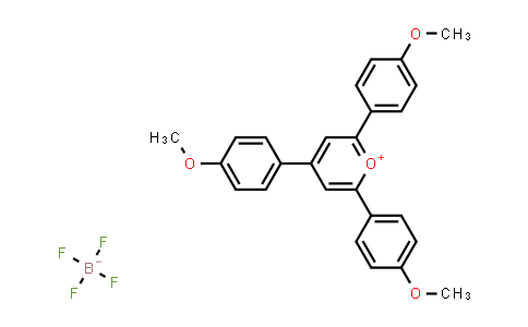 CAS No. 580-34-7, 2,4,6-Tris(4-methoxyphenyl)pyrylium tetrafluoroborate