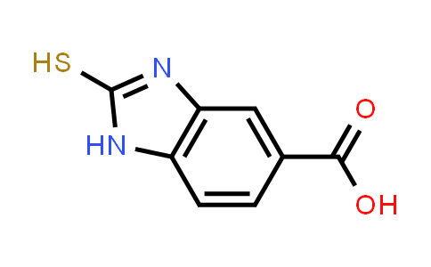CAS No. 58089-25-1, 2-Mercapto-1H-benzo[d]imidazole-5-carboxylic acid