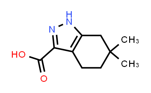 CAS No. 581083-30-9, 6,6-Dimethyl-4,5,6,7-tetrahydro-1H-indazole-3-carboxylic acid