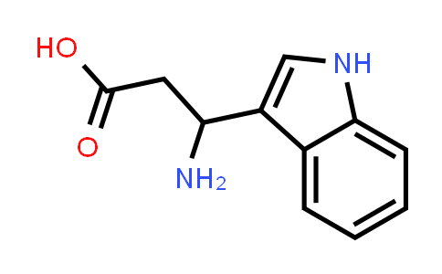 CAS No. 5814-94-8, 3-Amino-3-(1H-indol-3-yl)propanoic acid