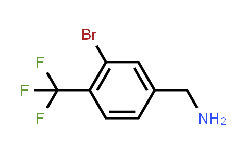 CAS No. 581813-19-6, (3-Bromo-4-(trifluoromethyl)phenyl)methanamine