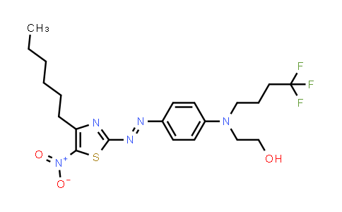 CAS No. 583-37-9, Ethanol, 2-[[4-[(4-hexyl-5-nitro-2-thiazolyl)azo]phenyl](4,4,4-trifluorobutyl)amino]-