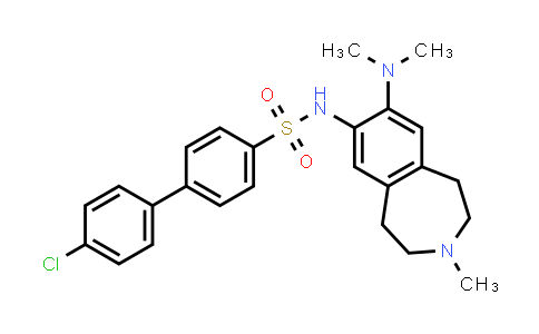 CAS No. 583047-05-6, [1,1'-Biphenyl]-4-sulfonamide, 4'-chloro-N-[8-(dimethylamino)-2,3,4,5-tetrahydro-3-methyl-1H-3-benzazepin-7-yl]-