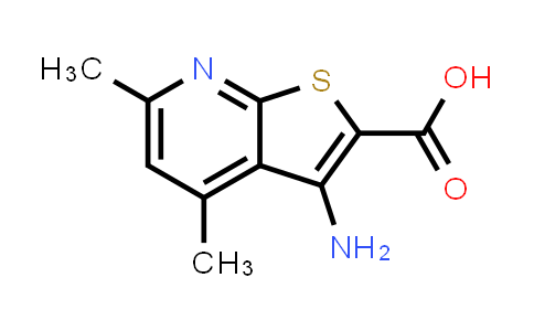CAS No. 58327-76-7, 3-Amino-4,6-dimethylthieno[2,3-b]pyridine-2-carboxylic acid