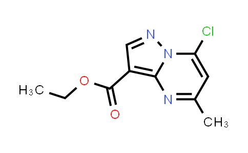 CAS No. 58347-48-1, Ethyl 7-chloro-5-methylpyrazolo[1,5-a]pyrimidine-3-carboxylate