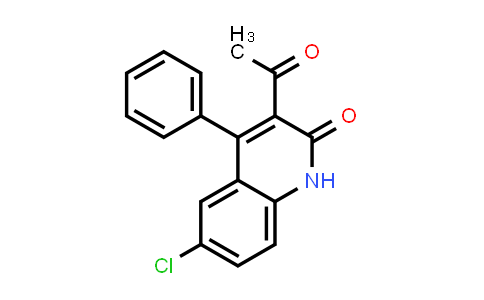 CAS No. 58375-08-9, 3-Acetyl-6-chloro-4-phenyl-1H-quinolin-2-one