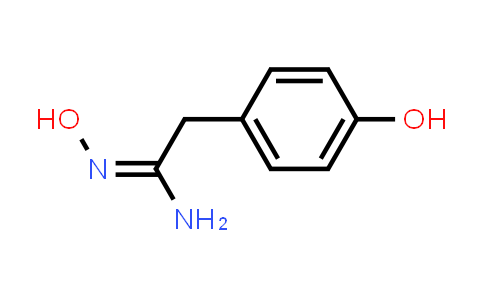 CAS No. 58484-76-7, (E)-N'-Hydroxy-2-(4-hydroxyphenyl)acetimidamide
