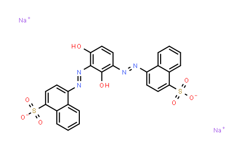 CAS No. 5850-16-8, Disodium 4,4'-(2,4-dihydroxy-1,3-phenylene)bis(azo)bisnaphthalene-1-sulphonate