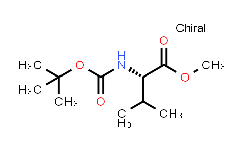 CAS No. 58561-04-9, (S)-Methyl 2-((tert-butoxycarbonyl)amino)-3-methylbutanoate