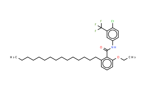 DY561942 | 586976-24-1 | N-(4-氯-3-三氟甲基-苯基)-2-乙氧基-6-十五烷基-苯酰胺