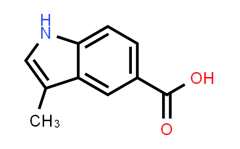 CAS No. 588688-44-2, 3-Methyl-1H-indole-5-carboxylic acid