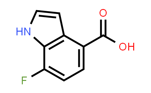 CAS No. 588688-52-2, 7-Fluoro-1H-indole-4-carboxylic acid