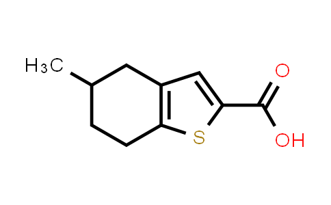 CAS No. 588698-05-9, 5-Methyl-4,5,6,7-tetrahydrobenzo[b]thiophene-2-carboxylic acid