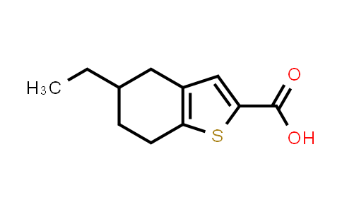 CAS No. 590355-40-1, 5-Ethyl-4,5,6,7-tetrahydrobenzo[b]thiophene-2-carboxylic acid