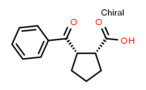 CAS No. 590409-31-7, (1R,2S)-2-benzoylcyclopentane-1-carboxylic acid