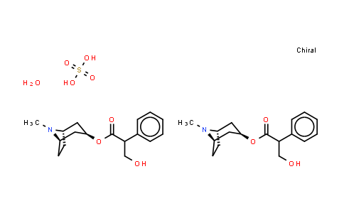 CAS No. 5908-99-6, Atropine (sulfate monohydrate)